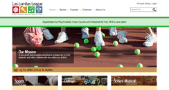 Desktop Screenshot of laslomitasleague.com